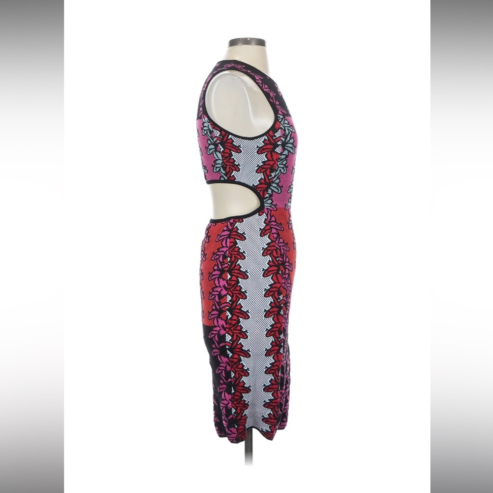 Missoni Hibiscus Intarsia Size 4 Cocktail Dress with Back Cutout - Picture 3 of 8